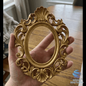 Baroque Shell Oval Frame