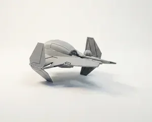 Eta-2 Actis Starfighter Star Wars 3D Printable